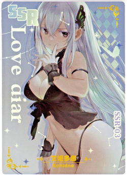 ?ECHIDNA - Goddess Story Anime Waifu Card LOVE DIARY SSR-03 Waifu Doujin Card - Image 1