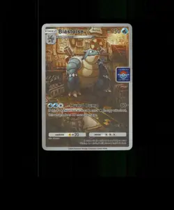 HOLO Blastoise Card Blastoise Pokemon Card READ DESCRIPTION BELOW p1 - Image 1