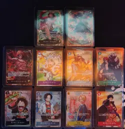One Piece TCG JPN 7-11 Complete Promo 10 Card Lot - Image 1
