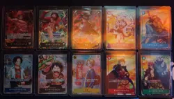 One Piece TCG JPN 7-11 Complete Promo 10 Card Lot - Image 2