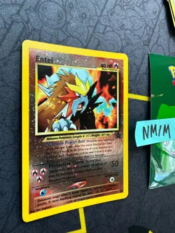 Pokemon Card Entei Black Star Promo Reverse Holo WOTC Vintage 34 024 💎NM💎 - Image 3