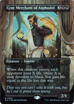 MTG Gray Merchant of Asphodel (Halo Foil) (7) | NM Foil | Secret Lair {SLC} - Image 2