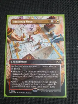 MTG ~ Windcrag Siege (Borderless) ~ Tarkir: Dragonstorm ~ Near Mint ~ Rare - Image 1