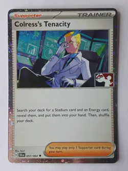 Colress's Tenacity 057 Play Stamp Promo Pokemon card - Image 1