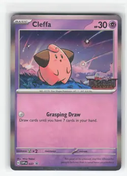 CLEFFA SVP 037 PRERELEASE PROMO POKEMON TCG NM-LP - Image 1