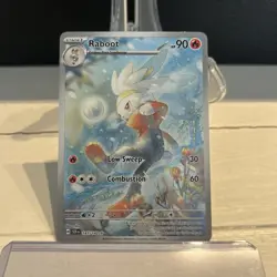 Pokemon TCG Raboot 147/142 Illustration Rare Stellar Crown NM - Image 3