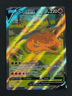 Charizard V SWSH260 PROMO Pokemon Card Sword & Shield Promo Holo Rare *2 - Image 1