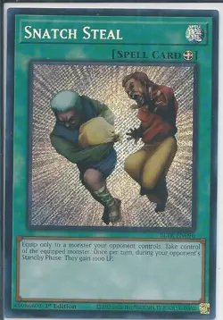 Yugioh! Snatch Steal - BLTR-EN096 - Secret Rare - 1st Edition Near Mint, English - Image 1