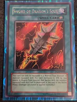 Sword of Dragon's Soul PCJ-EN003 Prismatic Secret Rare Yugioh - Image 1