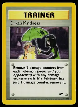 Pokemon Card - Erika's Kindness Gym Challenge 103/132 Rare - Image 1
