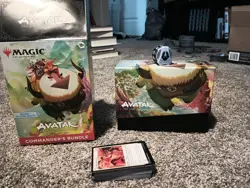 MTG Avatar Commander Bundle 'Glossy' Box (Fat Pack Box) Spindown, Cards, Insert - Image 1