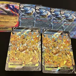 Pokemon JUMBO Promo Cards Mewtwo Blastoise EX, Pikachu V-Union, Mega Latias Lot - Image 3