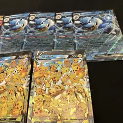Pokemon JUMBO Promo Cards Mewtwo Blastoise EX, Pikachu V-Union, Mega Latias Lot - Image 4