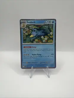Pokemon TCG Golduck 008 ME: Mega Evolution Cosmos Holo Black Star Promo Card NM - Image 4