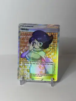 Pokemon Card - Wicke (Full Art) SM - Burning Shadows 147/147 Ultra Rare - Image 1