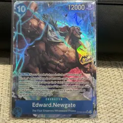 Edward Newgate OP08-043 Parallel SR Two-Legend One-Piece Card Alternative Art - Image 1