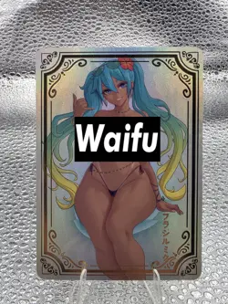 Android 18 Doujin Dragon Ball Z Goddess Story Waifu Hentai Anime Manga Card - Image 1