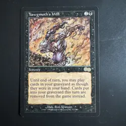 Magic The Gathering Yawgmoth's Will Urza's Saga Lightly Played - Image 1