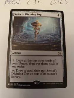 Sensei’s Divining Top - Eternal Masters - Magic the Gathering MtG NM - Image 1