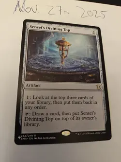 Sensei’s Divining Top - Eternal Masters - Magic the Gathering MtG NM - Image 2