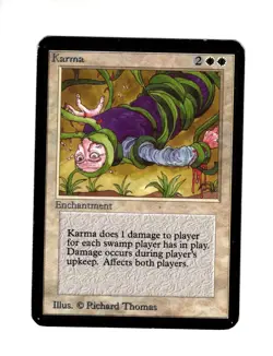 Karma Alpha MP MTG Magic the Gathering b - Image 1