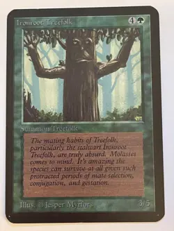 Ironroot Treefolk Alpha NM-MTG Magic the Gathering - Image 1