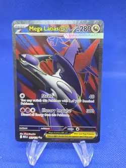 Pokemon ME01 Mega Evolution Mega Latias ex 163/132 Ultra Rare Full Art NM - Image 1