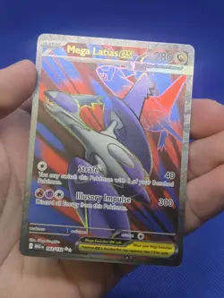Pokemon ME01 Mega Evolution Mega Latias ex 163/132 Ultra Rare Full Art NM - Image 2