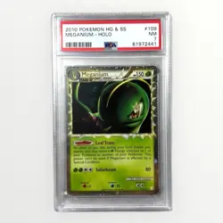 Pokemon TCG Meganium Prime Heartgold & Soulsilver 109/123 PSA 7 Pokemon Card - Image 1