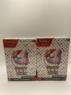 Pokemon TCG Scarlet & Violet 151 Booster Bundle LOT of 2 Factory Sealed - Image 1