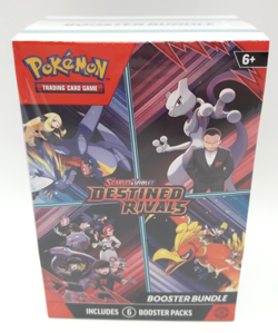 Pokemon TCG Scarlet and Violet DESTINED RIVALS Booster Bundle 6 packs NEW - Image 1