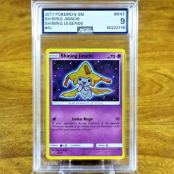 Pokemon SM Sun & Moon Shining Legends Jirachi 42/73 AGS Mint 9 Holo Rare 2017 - Image 1