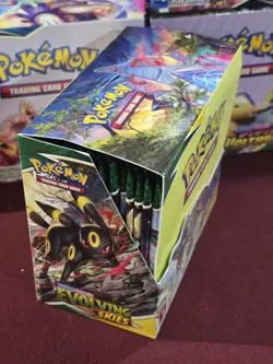 6x EMPTY Pokemon TCG SWSH Evolving Skies/Fusion Strike/More Booster Boxes w/pack - Image 2
