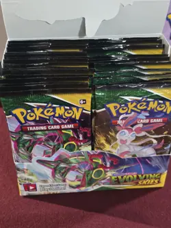 6x EMPTY Pokemon TCG SWSH Evolving Skies/Fusion Strike/More Booster Boxes w/pack - Image 3
