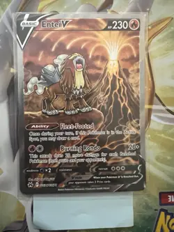 2023 Pokemon SWSH Crown Zenith Entei V Galarian Gallery #GG36/GG70 NM - Image 1