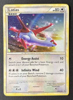 Latias HGSS10 Pokemon Black Star Promo Holo (LP - Lightly Played EXCELLENT) - Image 1