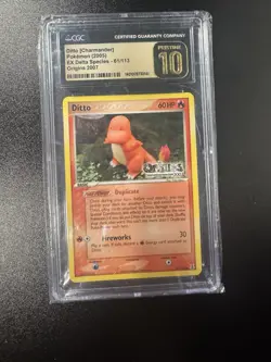 Pokemon Ditto Charmander Delta Species Origins Game Expo 2007 CGC Pristine 10 - Image 1