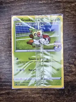 Pokemon TCG Grookey Futsal On the Ball Promo Card Mint Condition Sealed - Image 3