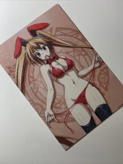 Bunny Girl Irina Shidou High School DxD Sexy Goddess Anime Doujin Waifu Art Card - Image 4
