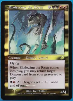 Bladewing the Risen FOIL Scourge HEAVILY PLD Rare CARD (480350) ABUGames - Image 1
