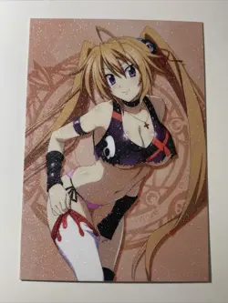 Rock Star Irina Shidou High School DxD Sexy Goddess Anime Doujin Waifu Art Card - Image 1