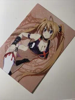 Rock Star Irina Shidou High School DxD Sexy Goddess Anime Doujin Waifu Art Card - Image 3