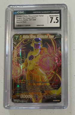 Golden Frieza, Resurrect Terror SPR BT1-086 DBS Galactic Battle CGC 7.5 Card - Image 1
