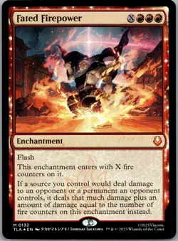 MTG Avatar M Fated Firepower #0132 FOIL FREE SHIPPING - Image 1