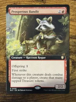 MTG Magic The Gathering Prosperous Bandit Borderless Rare - Image 1