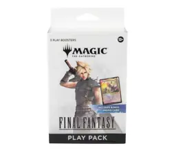Magic The Gathering Final Fantasy Play Pack w/ 3 Packs & Promo SEALED - Image 3
