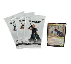 Magic The Gathering Final Fantasy Play Pack w/ 3 Packs & Promo SEALED - Image 4