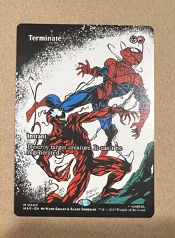 MTG: Spider-Man - Terminate (Borderless) Eternal-Legal Regular M 0040 MAR - Image 1