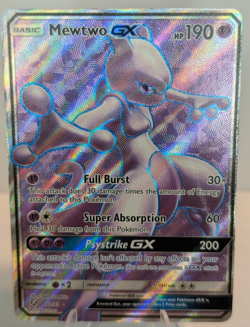 Mewtwo GX 72/73 Full Art Shining Legends Near Mint - Ultra Rare Pokemon - Image 1