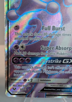 Mewtwo GX 72/73 Full Art Shining Legends Near Mint - Ultra Rare Pokemon - Image 5